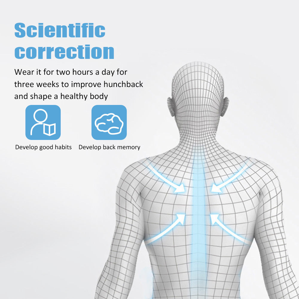 Hunchback Corrector Standing Sitting Posture Children Students Adult Sitting Posture Corrector Induction Correction Belt