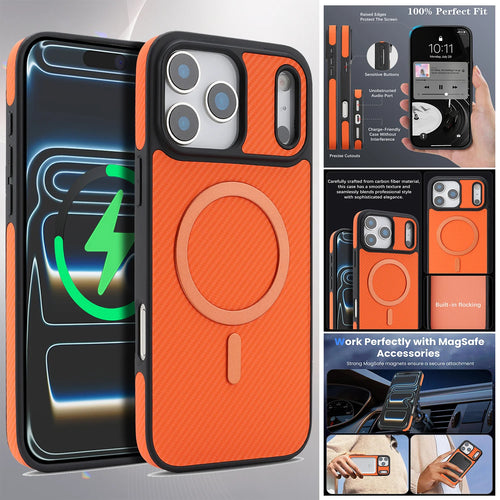 Carbon Fiber iPhone Case — MagSafe Ready, Ultra-Slim & Drop-Proof