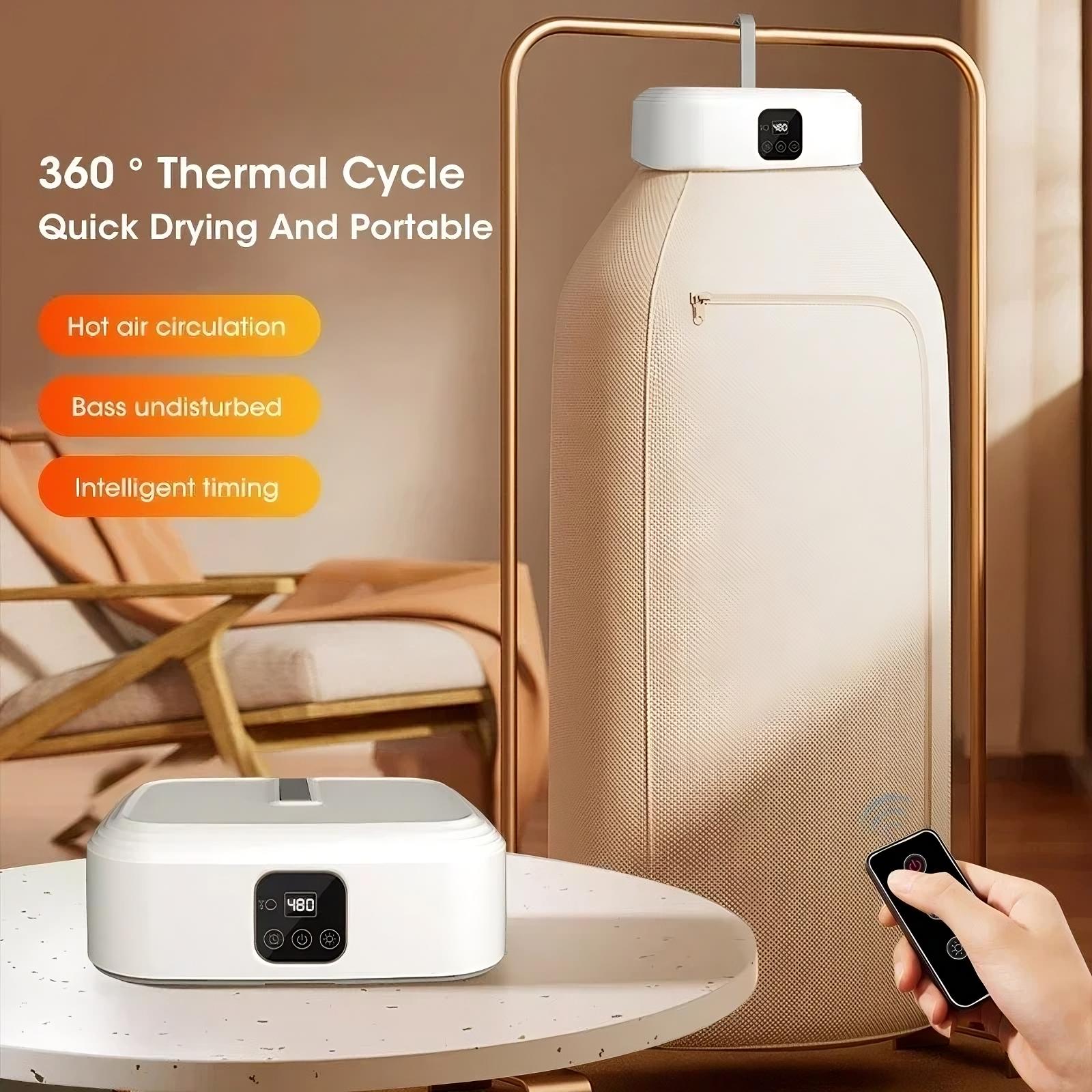 Dry Clothes Anywhere in Minutes – Portable Travel Dryer
