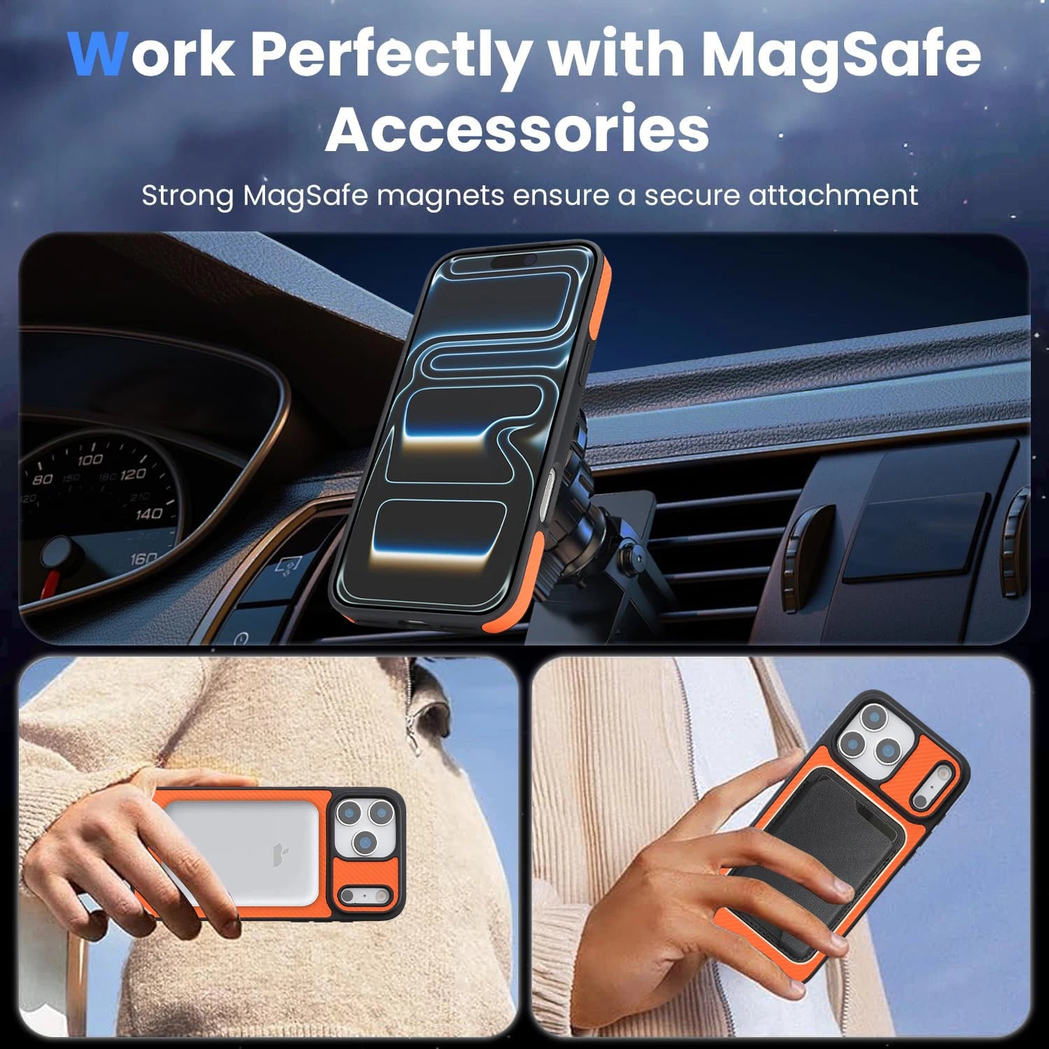 Carbon Fiber iPhone Case — MagSafe Ready, Ultra-Slim & Drop-Proof