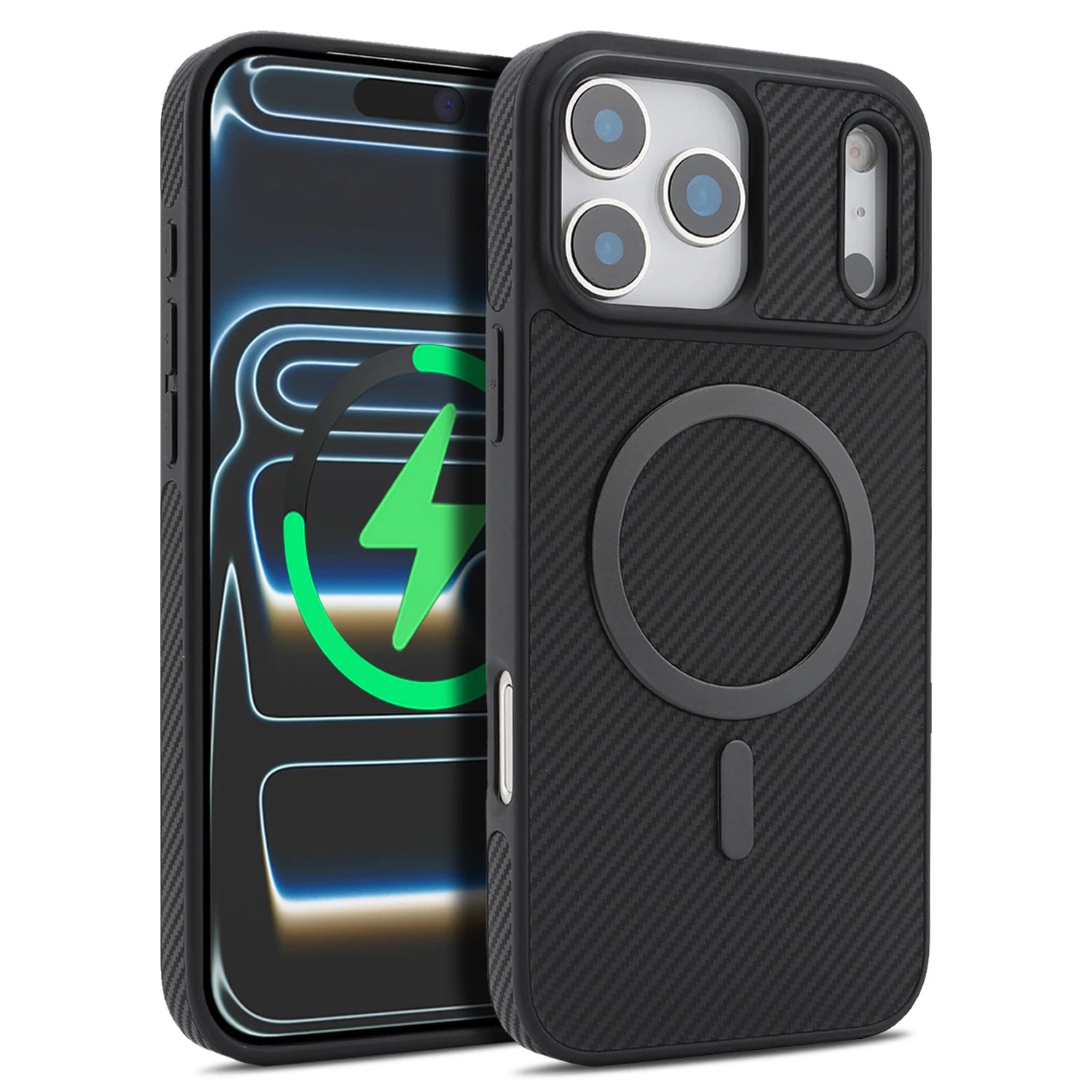 Carbon Fiber iPhone Case — MagSafe Ready, Ultra-Slim & Drop-Proof