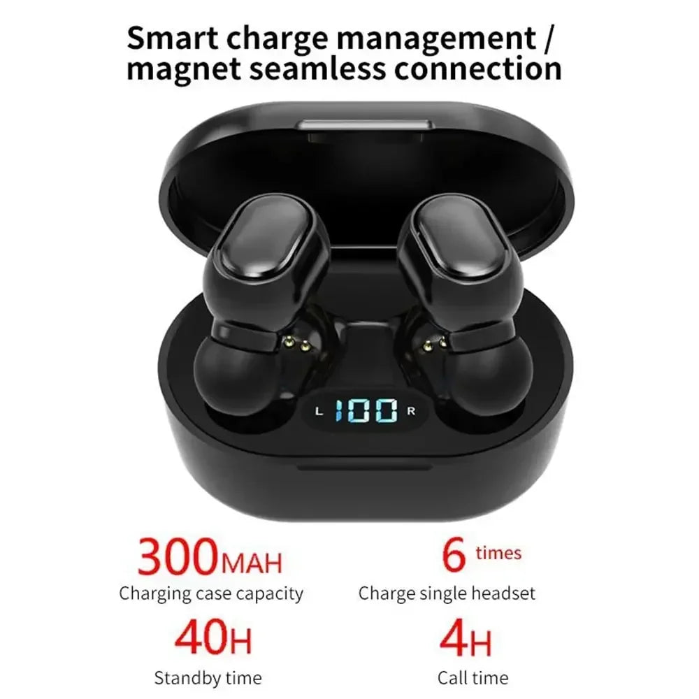 E7S Pro Wireless Earbuds — Bluetooth 5.3, Active Noise Cancellation & Waterproof Sport Headphones with Mic
