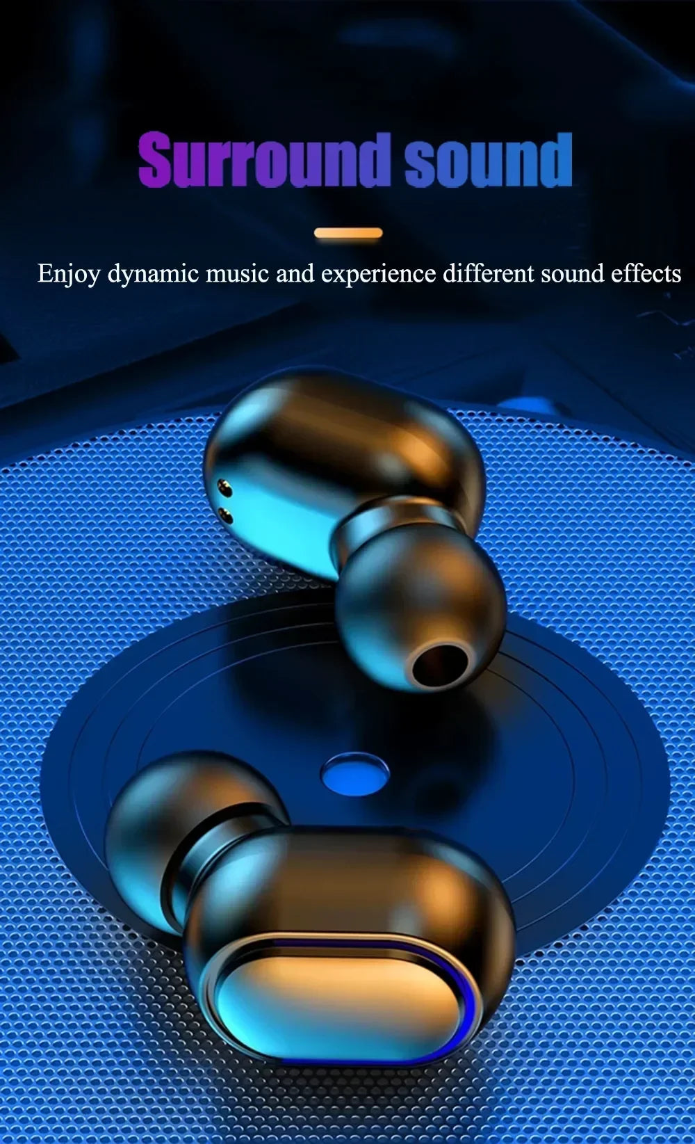 E7S Pro Wireless Earbuds — Bluetooth 5.3, Active Noise Cancellation & Waterproof Sport Headphones with Mic